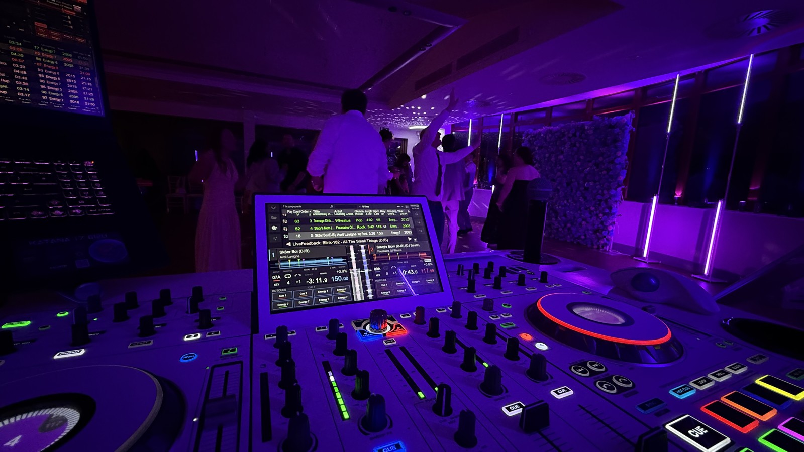The bride-approved view over the decks at Surrey Downs